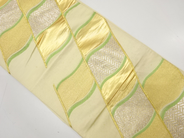 アンティーク　瓦模様織り出し袋帯（材料）